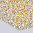 19-Lights High Ceiling Chandelier Modern Gold Crystal Chandeliers Large Foyer Chandelier Fixtures for Staircase Living Room Hallway Entryway (H47 x W31.5) by CozyNest Decor