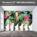 Floral Wall murals Peel and Stick Flowers Wallpaper for Bedroom Living Room - 96"x137" by CozyNest Decor