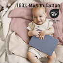 GLLQUEN BABY Muslin Swaddle Blankets for Girls, 2-Pack Organic Baby Blankets for Girl Boy, Newborn Receiving Blanket, Baby Swaddle Blanket Unisex, Baby Essentials, Registry & Gift, 40 x 38 inches by TinyTreasures Baby Boutique