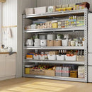 REIBII Garage Shelving, 5 Tier Storage Shelves Load 3000LBS, Adjustable Garage Shelving Heavy Duty, Metal Shelves Unit for Basement, Warehouse, 48" W x 72" H x 18" D, Galvanized by CozyNest Decor