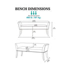 Welburn - Upholstered Bench
