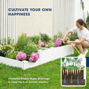 PASAMIC Durable Vinyl Raised Garden Bed, 6x3x1ft Raised Bed for Gardening, Planter Box with Open Bottom, Raised Garden Bed Outdoor, DIY Above Ground Garden Bed for Fruit, Vegetables, Herbs by GreenHaven Gardens