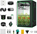 VIVOSUN GIY Smart Grow Tent System 4x4, WiFi-Integrated Grow Tent Kit, with Automate Ventilation and Circulation, Schedule Full Spectrum 200Wx2 LED Grow Light, and GrowHub E42A Controller by GreenHaven Gardens