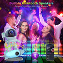 Astronaut Galaxy Projector for Bedroom, Star Projector Galaxy Light with App & Remote Control, White Noises, Bluetooth Speaker, Rocket Night Light for Kids, Ceiling, Gifts, Room Decor by TinyTreasures Baby Boutique