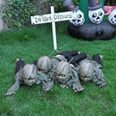 AW Halloween Animated Decoration Crawling Baby Zombie Scary Sound Sensor Activated Ghost Baby Doll Haunted House Flashing Eyes Party Outdoor Decor 2025 by CozyNest Decor