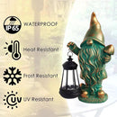 JOYBEE Garden Statues Gnomes with Solar Lantern Outdoor Decor-Gnomes Solar Figurines Lights Decorations for Patio Yard Lawn Ornaments-Gifts for Birthday Easter Housewarming by GreenHaven Gardens
