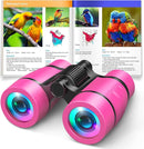 Toys for 3-7 Year Old Girls: LET'S GO! Binoculars for Kids Bird Watching|Hiking|Camping 4 5 6 7 8 Year Old Girl Boy Easter Birthday Gifts Outdoor Learning Toy for Kid Ages 4-6 Toddler Gift Stuffers by TinyTreasures Baby Boutique