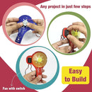 Butterfly EduFields STEM Kit for Kids Ages 6-12 | Build 20+ Motor Machines & DIY Engineering Projects | Science Gift for Boys & Girls | Robotics & Learning Toy by TinyTreasures Baby Boutique