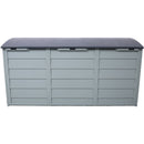 75 Gallon Resin Deck Box Storage Shed