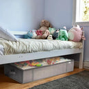 Closet Organizers and Storage - Maximize Space with Under Bed Storage Containers & Clothes Storage - Ideal Closet Organizer, Toy Storage Organizer & Underbed Storage (Grey, 4 Pack) by CozyNest Decor