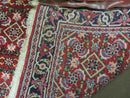3' X 5' Handmade Knotted Indian Amritsar Floral Oriental Wool Red Rug Organic Nice