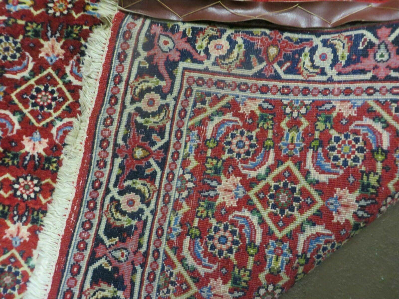 3' X 5' Handmade Knotted Indian Amritsar Floral Oriental Wool Red Rug Organic Nice