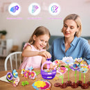 Plunack Flower Bouquets Toys for Kids Age 4-8, Flower Press Kit DIY Flowers Making Craft Kit for 4 5 6 7 Year Old Girls Floral Arts & Crafts Toys Educational Handmade Activity Set, Gift for Girls 3+ by TinyTreasures Baby Boutique