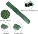Garmeinea Garden Stakes 57 Inches Plastic Coated Steel Plant Stakes for Growing Climbing Plants, Pack of 25 by CozyNest Decor