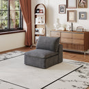 1 Middle Seat Sofa - Dark Fabric