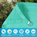 Amagenix Sun Shade Sail 8X24 Curved Edge Outdoor Shade Canopy Turquoise Breathable 95% UV Block Shade Cloth for Patio Garden Backyard (We Make Custom Size) by GreenHaven Gardens