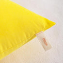 NTBAY Toddler Pillows, Down Alternative 13"x18" Pillows, Machine Washable - Soft and Breathable Travel Small Pillow for Sleeping, Ideal for Daycare, Crib, Cot, Yellow by TinyTreasures Baby Boutique