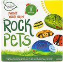 Creative Roots Paint Your Own Rock Pets by Horizon Group USA, 6 Colors, Paint Brush, Wiggly Eyes and Glue Included, Multicolor by GreenHaven Gardens