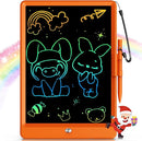 Bravokids LCD Writing Tablet for 3-8 Year Olds - 10 Inch Doodle Board Electronic Drawing Pad, Educational Gift for Kids (Orange) by TinyTreasures Baby Boutique