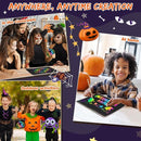 ZMLM Scratch Paper Art-Crafts Gift: 2 Pack Rainbow Notebooks Supplies Toys for 3 4 5 6 7 8 9 10 Years Old Girls and Boys Kids Halloween Birthday Party Games by TinyTreasures Baby Boutique