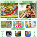 Agoigo Kids Waterproof Camera - Children Underwater HD Video Digital Camcorder, Portable Travel Toy for Toddler - Ideal Christmas Birthday Gifts for Boys Girls Age 3-12 with 32GB Card (Green) by TinyTreasures Baby Boutique