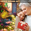 Dragonfly Solar Watering Can Lights, Outdoor Waterproof Garden Lantern with Shepherd Hook, Solar Garden Decor for Yard Outdoor Landscape Pathway Porch Patio, Garden Gift for Women Mom Grandma by GreenHaven Gardens