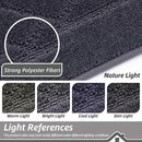 BEQHAUSE Dirt Trapper Door Mat 24" x 60", Doormat Non-Slip Entryway Rugs Washable, Dog Door Mat Stain Resistant and Absorbent Welcome Floor Mat for Front Back Door, Muddy Wet Shoes & Paws, Dark Grey by CozyNest Decor