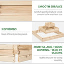 Yaheetech 3 Tier Wooden Raised Garden Bed 44.5'' L×44.5W×20.5×H, Horticulture Open-Bottom Planter Raised Garden Bed for Flowers/Herbs/Vegetables Planter Flower Box by GreenHaven Gardens