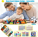 MORNOR Busy Board Montessori Toys for Toddlers Sensory Toys Gifts for 1 2 3 4 Year Old Girls & Boys Preschool Learning Activities Educational Travel Toy for Fine Motor Skills (Blue) by TinyTreasures Baby Boutique