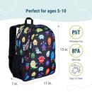 Wildkin 15-inch Kids Backpack – Durable, Padded, Adjustable for School & Travel - Monsters by TinyTreasures Baby Boutique
