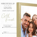 Sheffield Home 4 Piece Gallery Wall Frame Set, 8x10 Inch, 5x7 Inch, and 4x6 Inch, Gold by CozyNest Decor