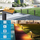 Sunvivo Solar Pathway Lights,2 Modes(Cold White/Warm White),Bright Solar Path Lights Outdoor Waterproof,Perfect Guide Light or Deco for Sideway,Driveway,Walkway,Backyard,Garden,Lawn,Event(4Pack) by GreenHaven Gardens