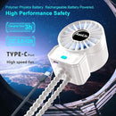 2 Pack Multifunctional Portable Stroller Fan 4 Speed 6600rpm High Speed Usb Rechargeable Personal Mini Handheld Fan Extended Tripod For Desktop Winding Kids Bed Treadmill Bike Golf Cart Outdoor Travel by TinyTreasures Baby Boutique
