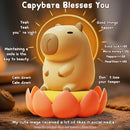 Cute Capybara Night Light, LED Squishy Novelty Animal Night Lamp,2 Levels Dimmable/Timer Nursery Nightlight for Kids, Rechargeable Touch Bedside Lamp, Bedroom/Dorm Decor, Baby Boys Girls Gifts by TinyTreasures Baby Boutique