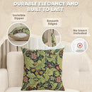 Charlotte Home Furnishings Throw Pillow Covers 16x16 in, Green Leicester Decorative Couch Pillow Covers, Boho European Tapestry Cushion Cases, Living Room Cozy Home Decor, Jacquard Woven Soft Cotton by CozyNest Decor