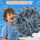 Strictly Briks Classic Bricks Starter Kit, Gray, 96 Pieces, 2x3 Studs, Building Creative Play Set for Ages 3 and Up, 100% Compatible with All Major Brick Brands by TinyTreasures Baby Boutique