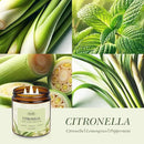 Auelife Citronella Candles Outdoor, 12oz Large 3-Wick Candle for Outside Patio Camping & Garden, Natural Soy Wax Citronella Candle for Summer Gift, Long Lasting for Indoor Home Scented, 50+ Hour Burn by CozyNest Decor