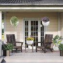 12 Inch Hanging Baskets 2 PC with Chains, Self-Watering Hanging Planters for Indoor Outdoor Plants, Plastic Hanging Flower Pots,White by GreenHaven Gardens