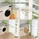 Foldable Tripod Clothes Drying Rack, Collapsible Laundry Drying Rack, Portable Octopus Laundry Stand with 16 Extendable Aluminum Rods White & Silver Space Saving Holder for Indoor Outdoor by TinyTreasures Baby Boutique