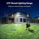 iMaihom 100W Motion Sensor LED Security Light, 9000LM Super Bright Flood Lights Outdoor, 6500K Exterior Floodlight, IP65 Waterproof, 3 Head Adjustable Motion Detector Light for Yard Garage (Brown) by GreenHaven Gardens