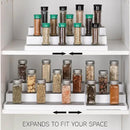 SIMPLEMADE 3-Tier Spice Rack Organizer - Versatile Storage Shelf for Kitchen, Bathroom, Bedroom & Office, Set of 1, White by CozyNest Decor