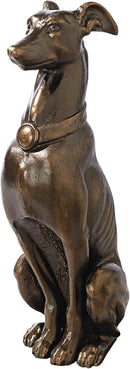 Design Toscano Greyhound Sentinel Cast Iron Dog Statue by GreenHaven Gardens