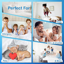 National Allergy Superior 100% Cotton King Mattress Protector Zippered - 78" x 80" x 12" - Hypoallergenic Bed Encasement - Breathable Dust Proof Cover - AAFA & Oeko-TEX Standard 100 Certified by TinyTreasures Baby Boutique