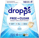Dropps Free + Clear Biobased Power Laundry Detergent Pods, Unscented (140 Count) - HE Compatible Laundry Pods for Fresh Clothes - Laundry Soap Supplies & Recyclable Paperboard Packaging by CozyNest Decor