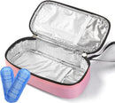 Insulated Breastmilk Cooler Bag with 2 Ice Packs - Breastmilk Cooler Organizer Bag for Daycare, Breastfeeding Mom Travel Outdoor by TinyTreasures Baby Boutique