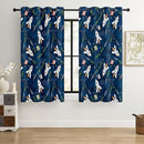 Kids Space Rocket Blackout Curtains - 100% Blackout, Thermal Insulated, Noise Reducing, Perfect for Kids Room and Nursery, 2 Panels (Future Explorer Rockets, W52×L63) by TinyTreasures Baby Boutique