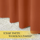 NICETOWN Doorway Curtains for Girls Room 78 inches Long, Grommet Privacy Light & Sound Reducing Room Darkening Window Treatments for Living Room, 2 Panels, Burnt Orange, W52 x L78 by TinyTreasures Baby Boutique