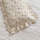 BuLuTu Floral Toddler Pillow Cases Cotton Muslin Cotton Pillowcases for Girls Nursery Pillow, Kids Pillow Cover for Crib/Toddler Bed, Envelope Closure,1 Piece, Crapemyrtle Pattern, 14"x20" by TinyTreasures Baby Boutique