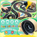 Kids Rug, Race Track Baby Play Mats, Realistic 3D Cascading Surround Route, 3x5 Ft Kids Rug for Playroom, Great for Playing with Cars and Toys, Non-Slip Car Carpet by CozyNest Decor