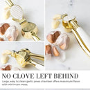 White & Gold Cooking Utensils Set - Luxe 8-Piece Kitchen Gadget Set Includes Can Opener, Tongs and Garlic Press - Stylish White and Gold Kitchen Accessories for Modern Kitchens, Ideal for Gifting by CozyNest Decor